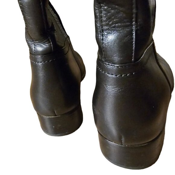 Tory Burch Ashlynn Black Leather Knee High Riding Boots 7.5M - Picture 12 of 15